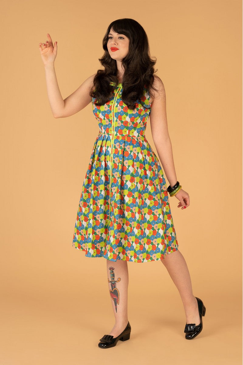 Samantha A-Line 60s-Inspired Dress